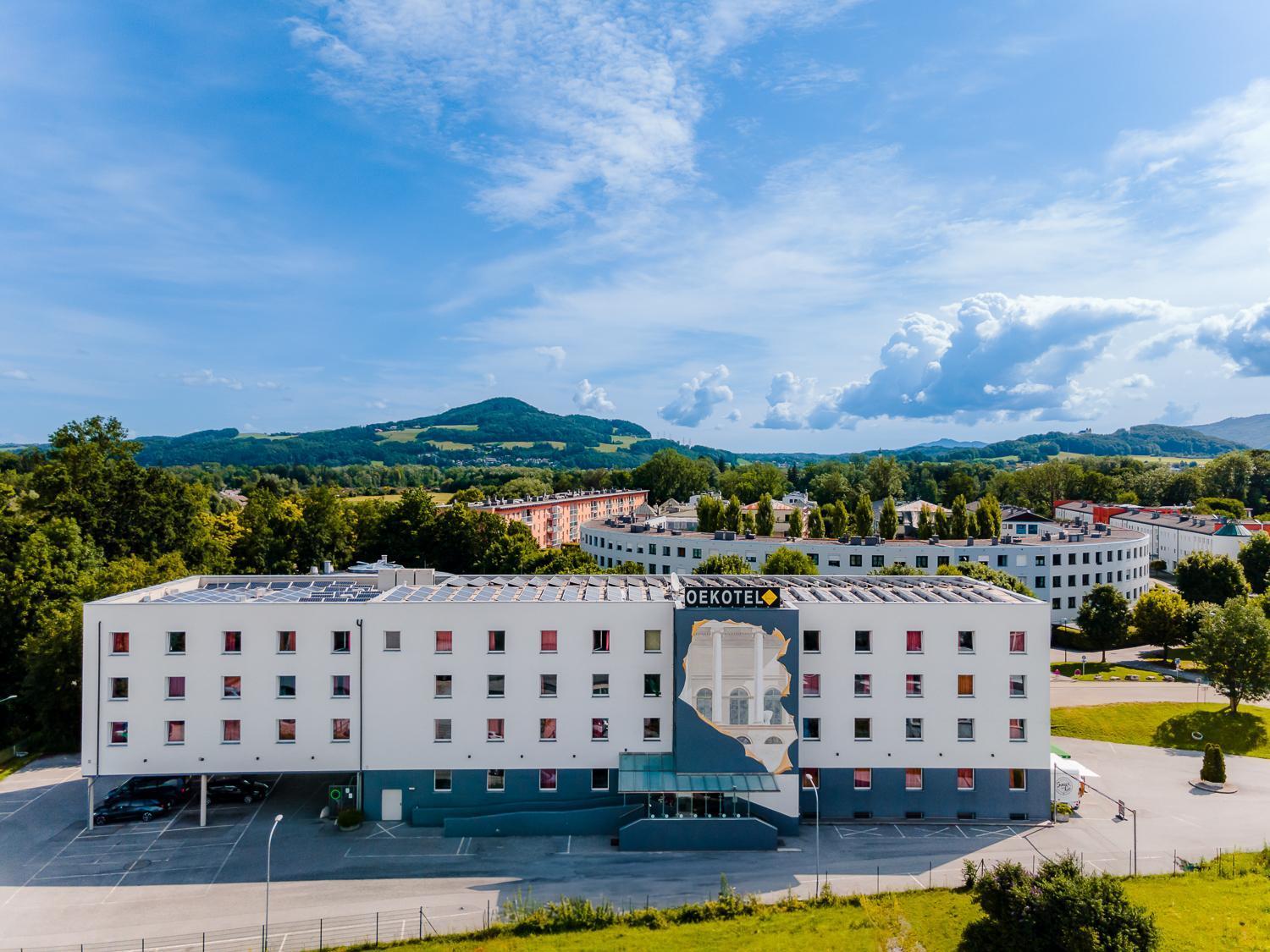 Oekotel Salzburg Messe Eksteriør billede